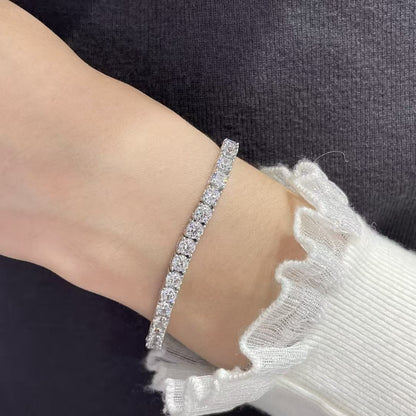 [Glow Muse jewelrys]TENNIS BRACELET WITH FULL DIAMOND SETTING