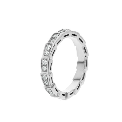 [Glow Muse]SERPENTI RING SILVER DIAMOND PAVED 3MM