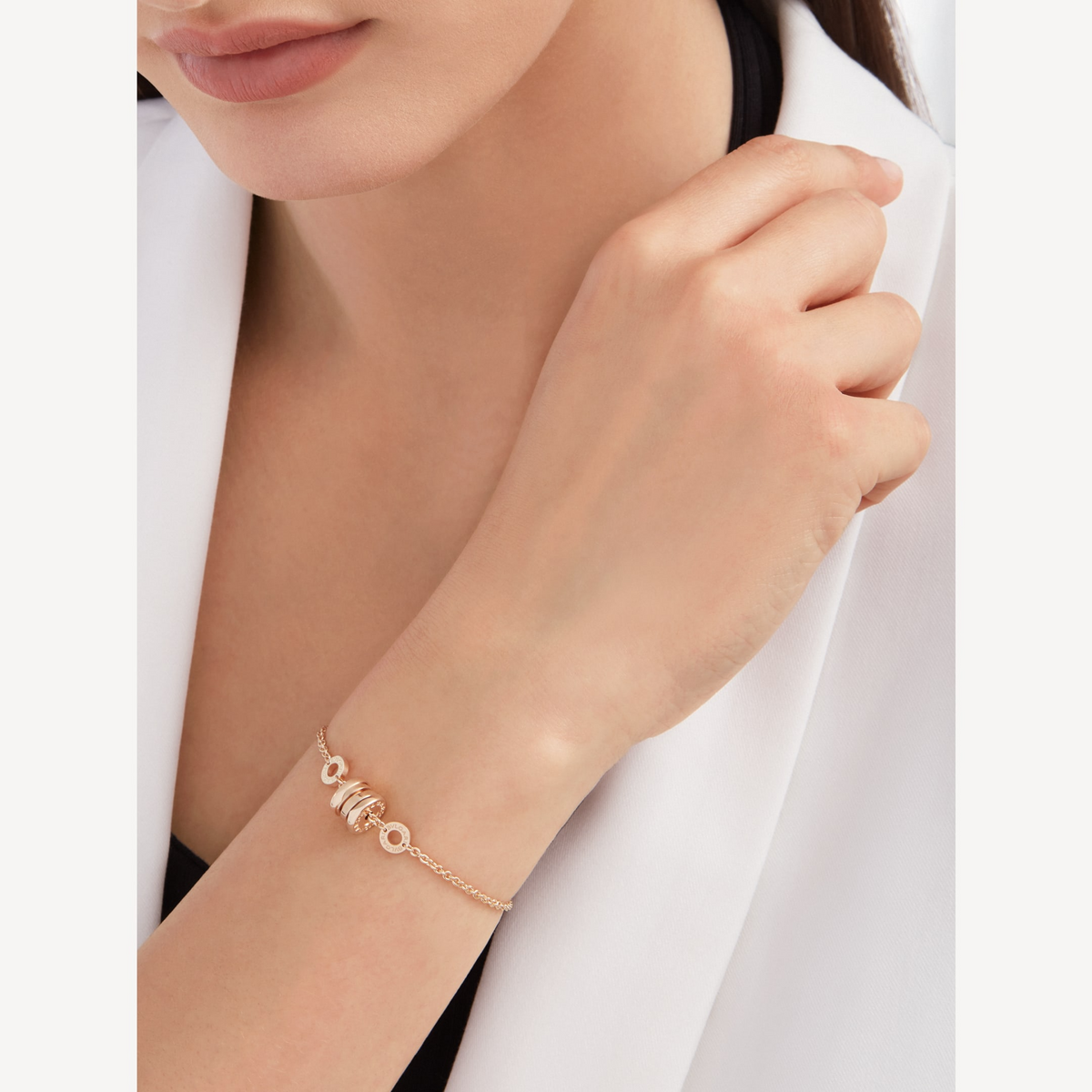 [Glow Muse]ZERO 1 SOFT PINK GOLD BRACELET