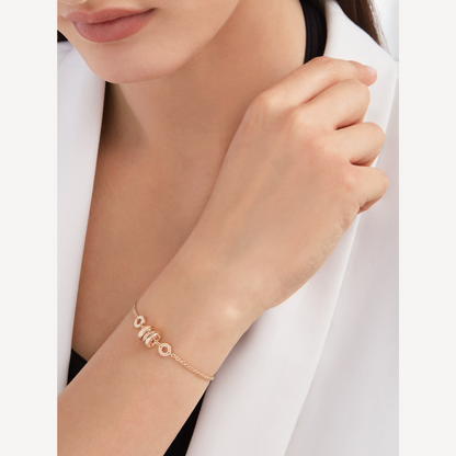 [Glow Muse]ZERO 1 SOFT PINK GOLD BRACELET