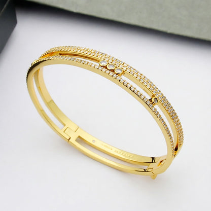 [Glow Muse]Move Romane pavé bangle