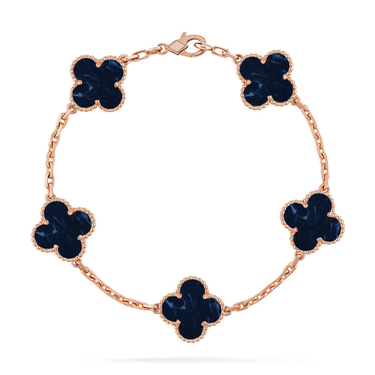 [⭐Glow Muse]CLOVER 5 MOTIF PIETERSITE BRACELET COLLECTION