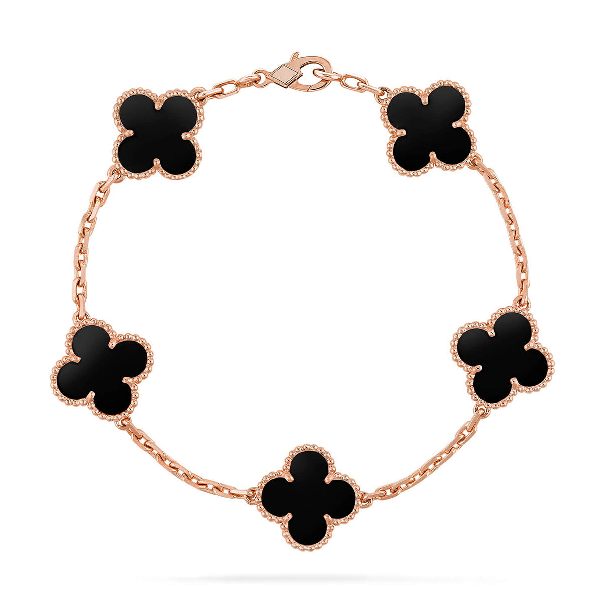 [⭐Glow Muse] CLOVER 5 MOTIF ONYXS BRACELET COLLECTION