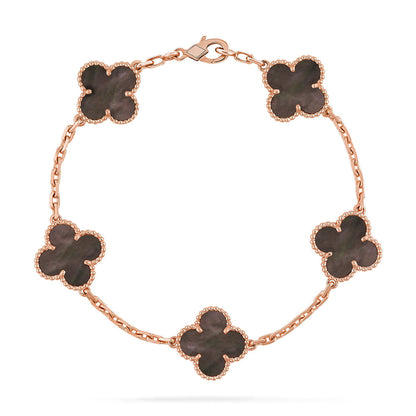 [⭐Glow Muse] CLOVER 5 MOTIF GRAY MOP BRACELET COLLECTION