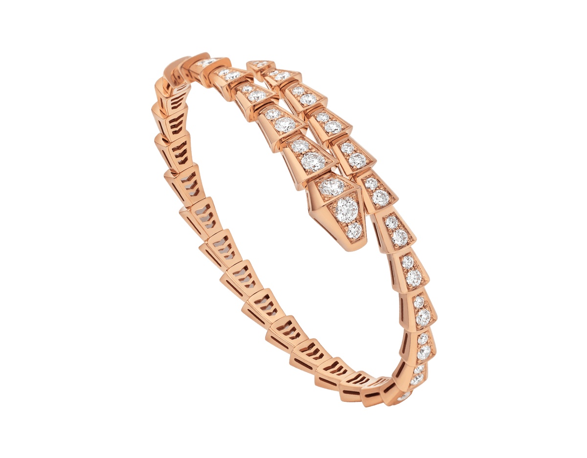 [Glow Muse]SERPENTI BRACELET 6.8MM PINK GOLD DIAMOND