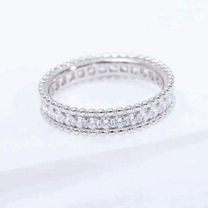 [Glow Muse]PERLEE DIAMOND SILVER RING