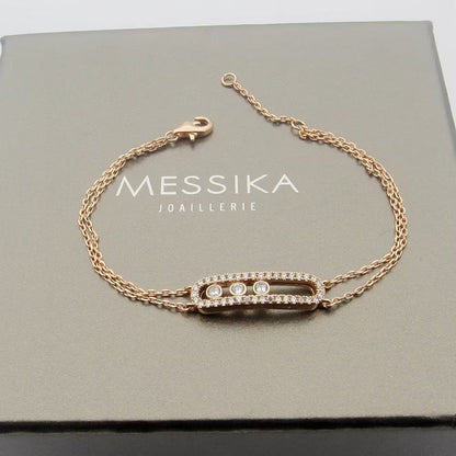 [Glow Muse] Move Classique pavé bracelet