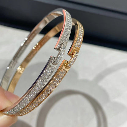 [Glow Muse]LIENS VIDENCE DIAMOND PAVED BRACELET