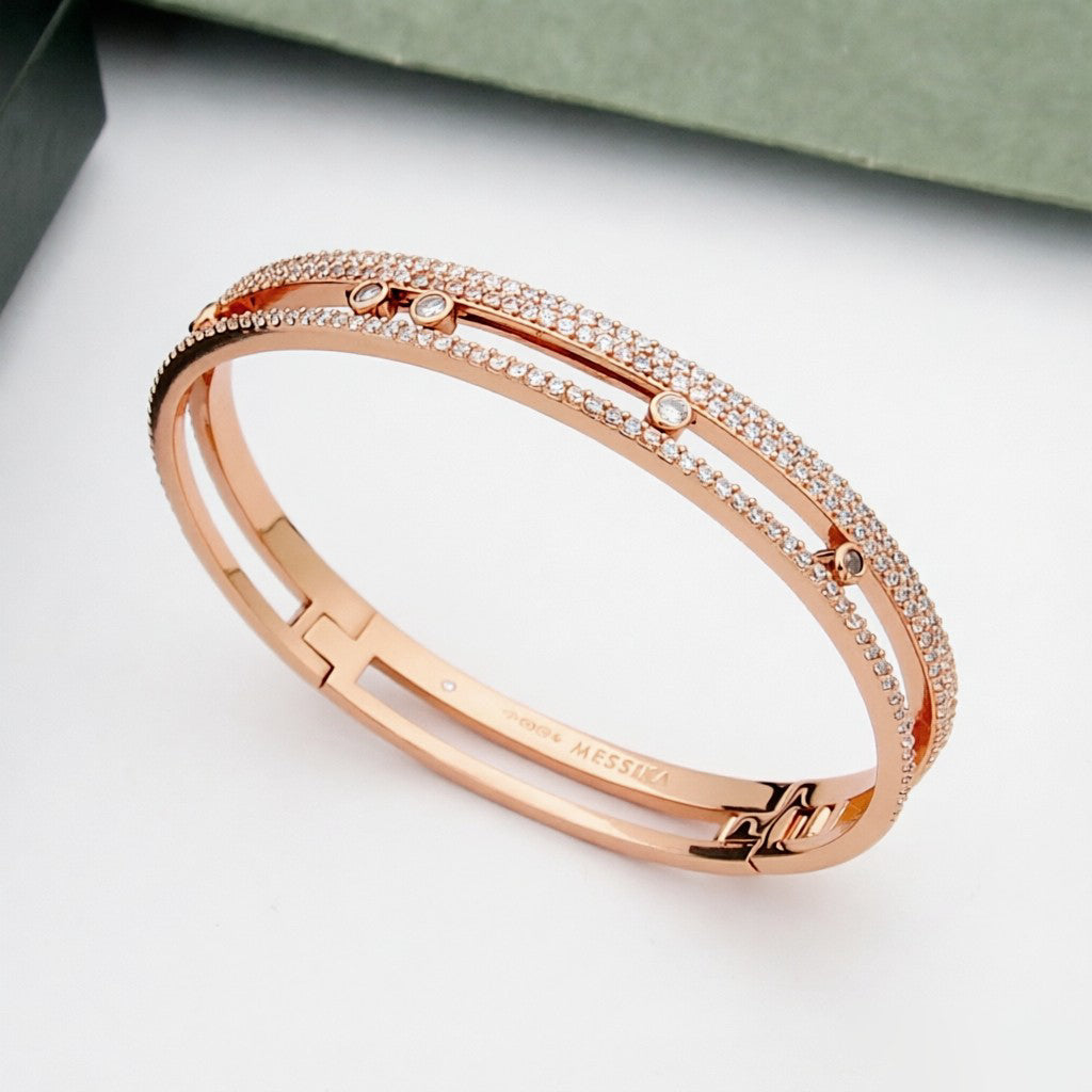 [Glow Muse]Move Romane pavé bangle