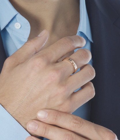 [Glow Muse]ALLIANCE LIENS VIDENCE DIAMOND 4MM RING
