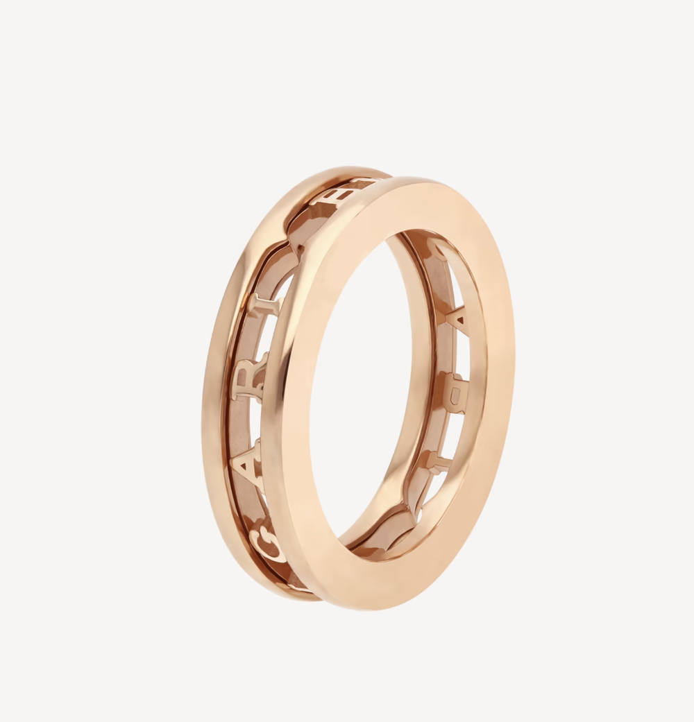 [Glow Muse]ZERO 1 ONE-BAND WITH OPENWORK LOGO SPIRAL RING