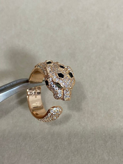 [Glow Muse]PANTHERE  DIAMOND RING