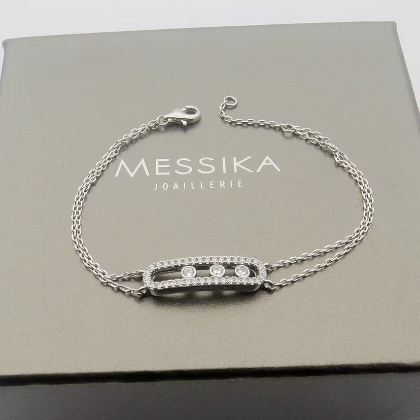 [Glow Muse] Move Classique pavé bracelet