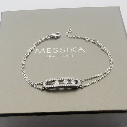 [Glow Muse] Move Classique pavé bracelet