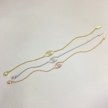 [Glow Muse]Demo Eye Pave-Set Diamond Bracelet