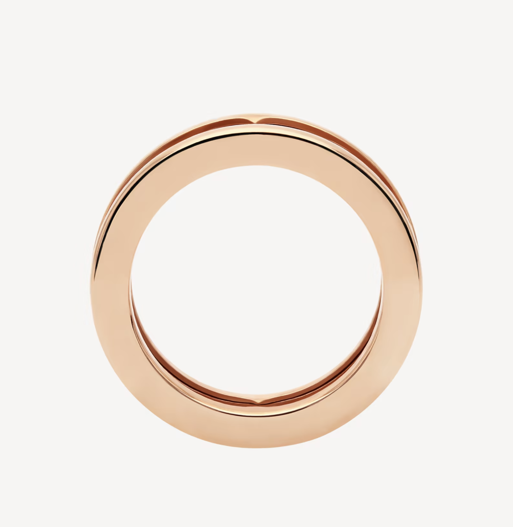 [Glow Muse]ZERO 1 ONE-BAND WITH OPENWORK LOGO SPIRAL RING