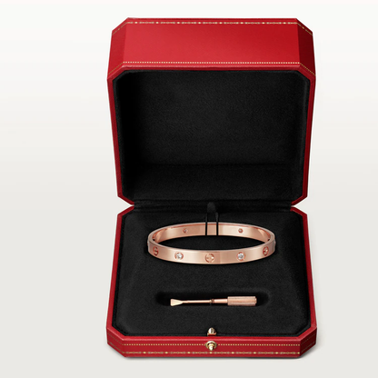[Glow Muse]LOVE BRACELET 6.1MM 4 DIAMONDS
