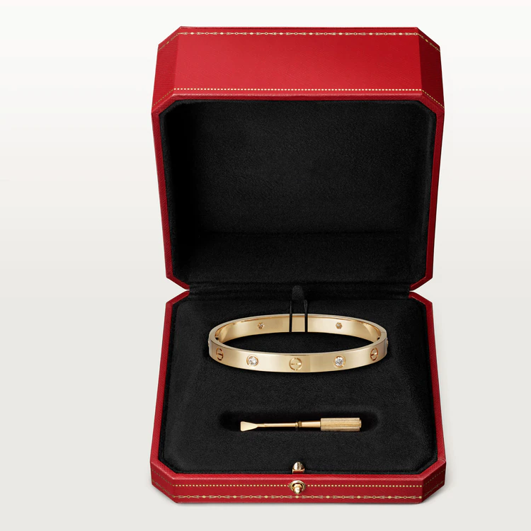 [Glow Muse]LOVE BRACELET 6.1MM 4 DIAMONDS
