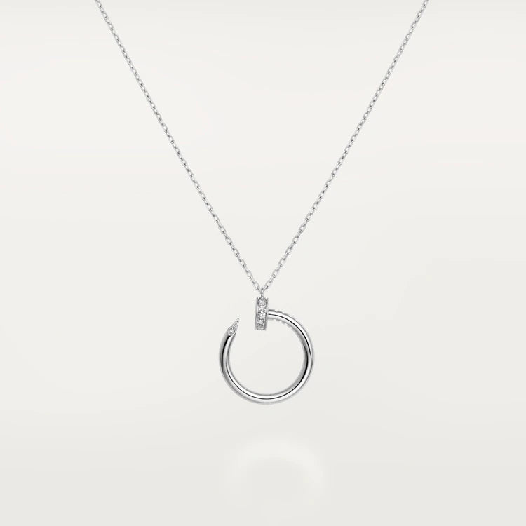 [Glow Muse]JUSTE NECKLACE SILVER