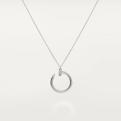 [Glow Muse]JUSTE NECKLACE SILVER