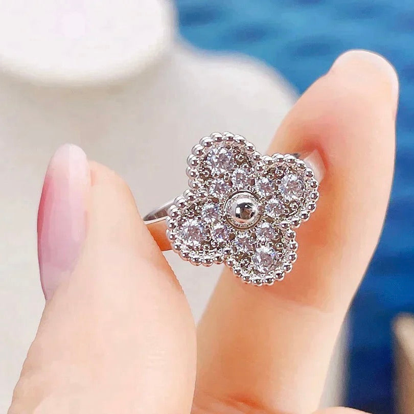 [Glow Muse]CLOVER DIAMOND RING