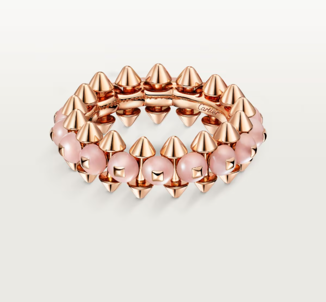 [⭐Glow Muse]CLASH ELEGANT ROSE GOLD RING FEATURING NATURAL AGATE