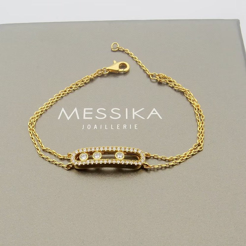 [Glow Muse] Move Classique pavé bracelet
