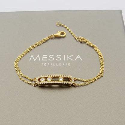 [Glow Muse] Move Classique pavé bracelet