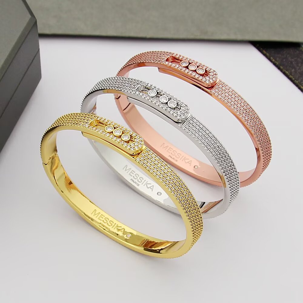 [Glow Muse]Move Noa Full Pavé Diamond Bangle Bracelet