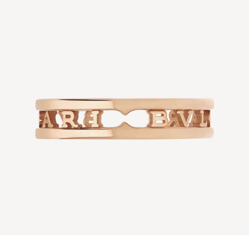 [Glow Muse]ZERO 1 ONE-BAND WITH OPENWORK LOGO SPIRAL RING