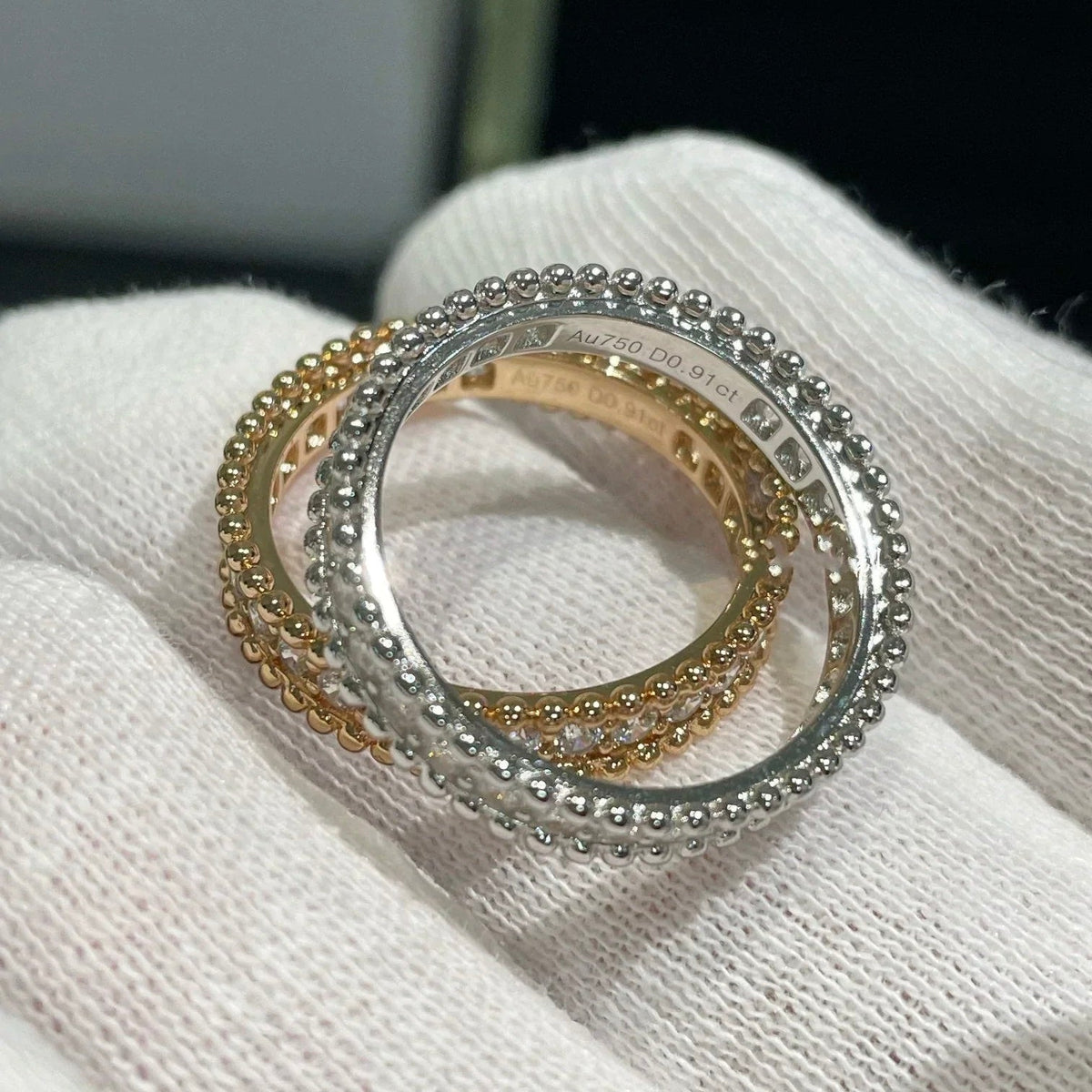 [Glow Muse]PERLEE DIAMOND SILVER RING