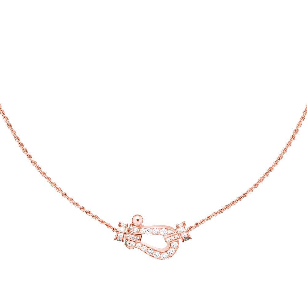 [Glow Muse]FORCE 10 PINK GOLD DIAMOND NECKLACE