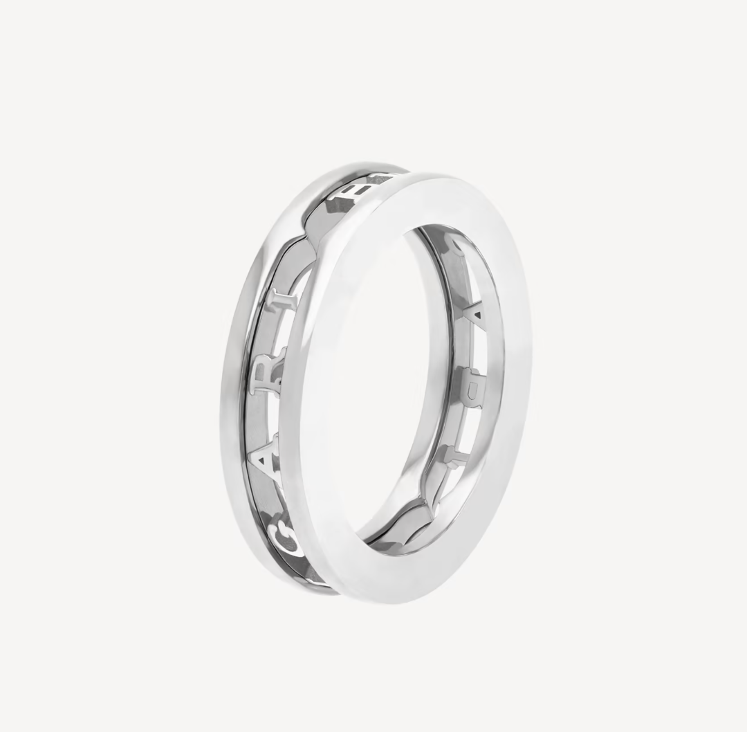 [Glow Muse]ZERO 1 ONE-BAND WITH OPENWORK LOGO SPIRAL RING