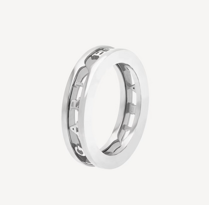 [Glow Muse]ZERO 1 ONE-BAND WITH OPENWORK LOGO SPIRAL RING
