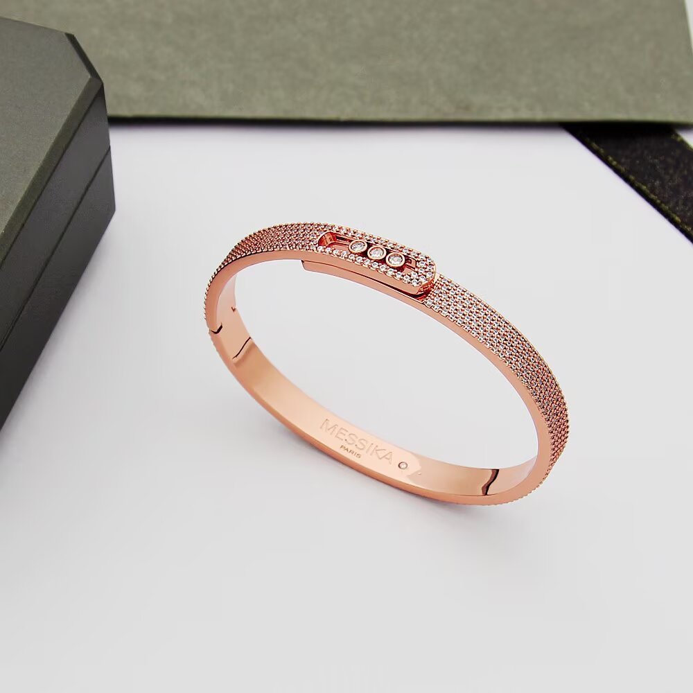 [Glow Muse]Move Noa Full Pavé Diamond Bangle Bracelet