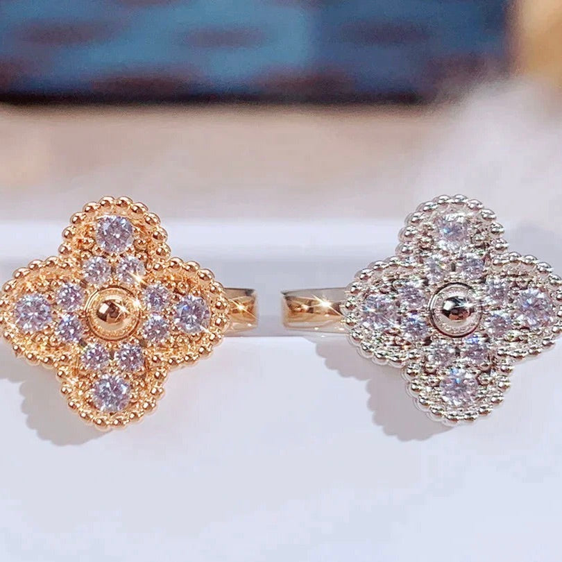 [Glow Muse]CLOVER DIAMOND RING