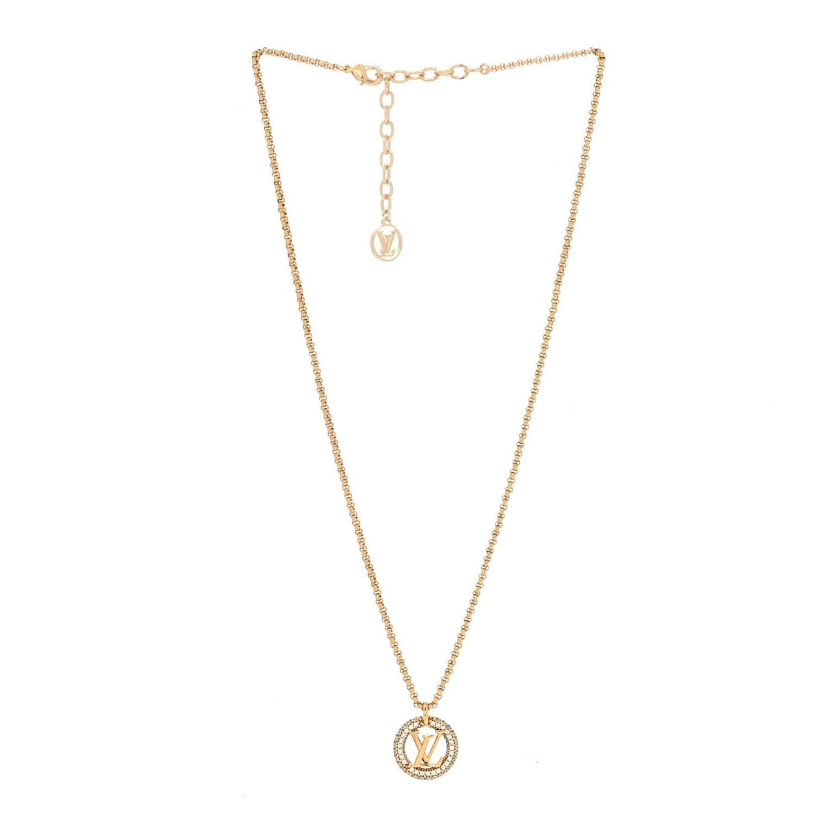 [Glow Muse]BY NIGHT DIAMOND PAVED NECKLACE