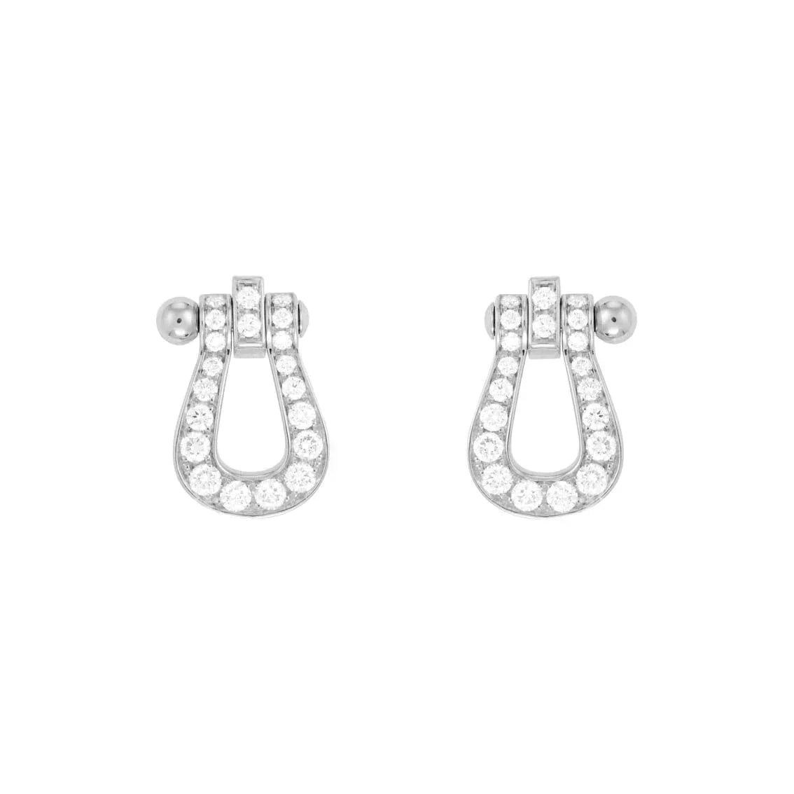 [Glow Muse]FORCE 10 FULL DIAMOND STUD EARRINGS MINI MODEL