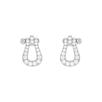 [Glow Muse]FORCE 10 FULL DIAMOND STUD EARRINGS MINI MODEL