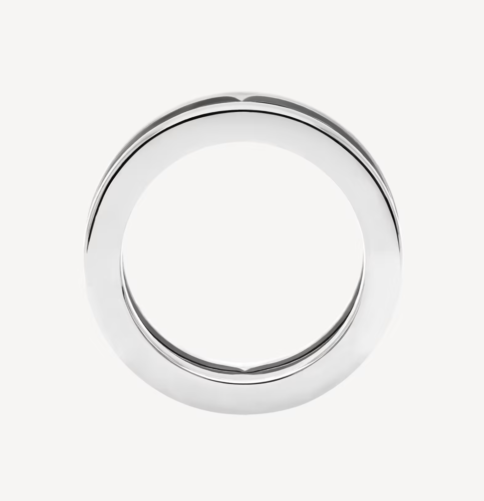 [Glow Muse]ZERO 1 ONE-BAND WITH OPENWORK LOGO SPIRAL RING