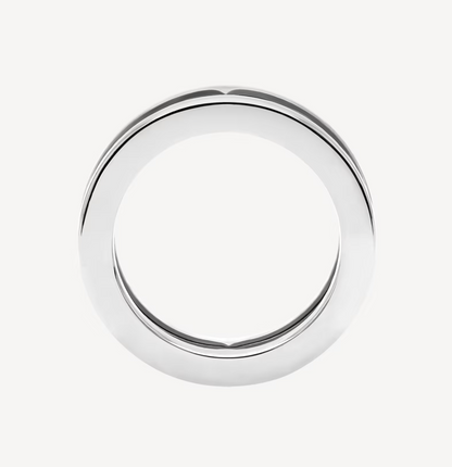 [Glow Muse]ZERO 1 ONE-BAND WITH OPENWORK LOGO SPIRAL RING