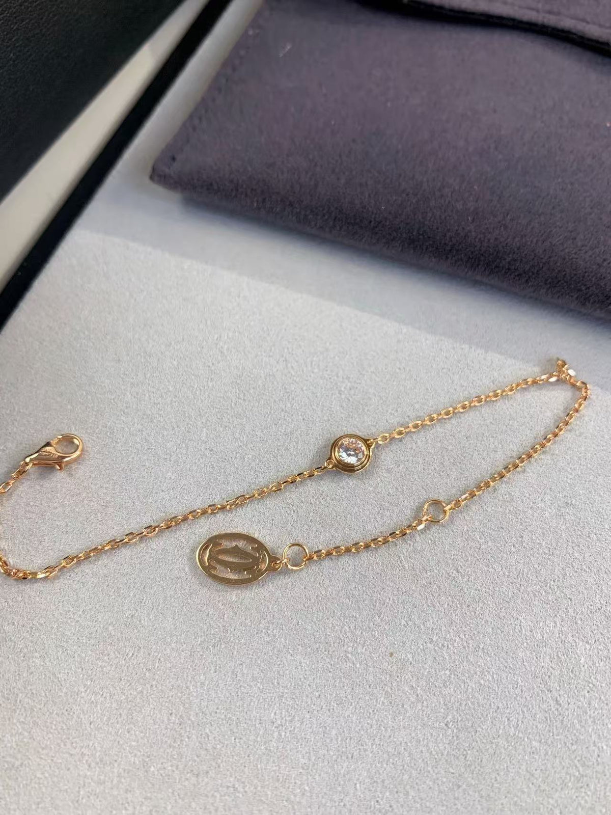 [Glow Muse jewelrys]CT New Single Diamond Bracelet