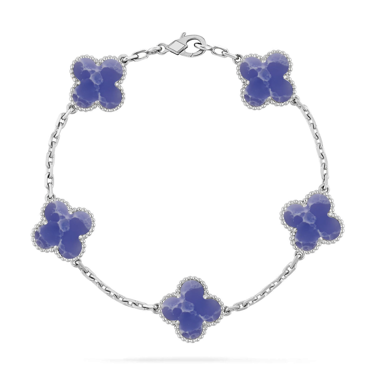 [⭐Glow Muse]CLOVER 5 MOTIF BLUE VEINS BRACELET COLLECTION