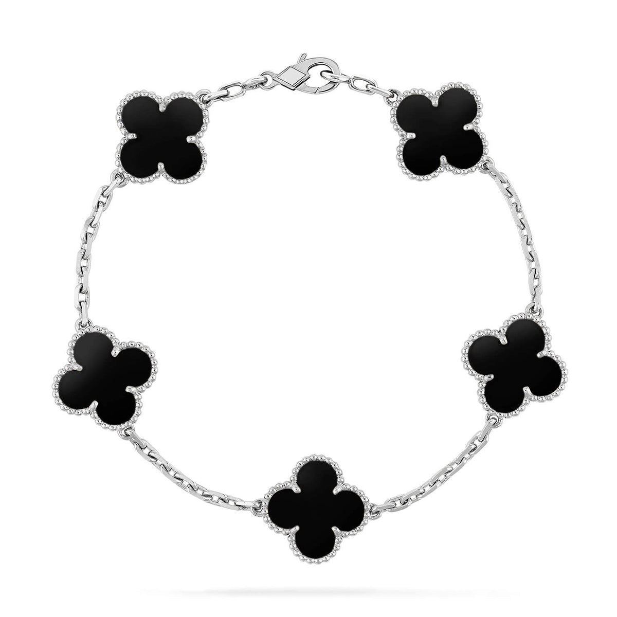[⭐Glow Muse] CLOVER 5 MOTIF ONYXS BRACELET COLLECTION