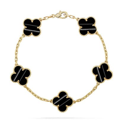 [⭐Glow Muse] CLOVER 5 MOTIF PULSAR STONE BRACELET COLLECTION