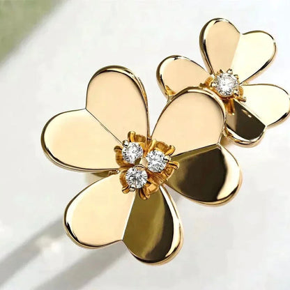 [Glow Muse]CLOVER COMOS GOLD DIAMOND RING