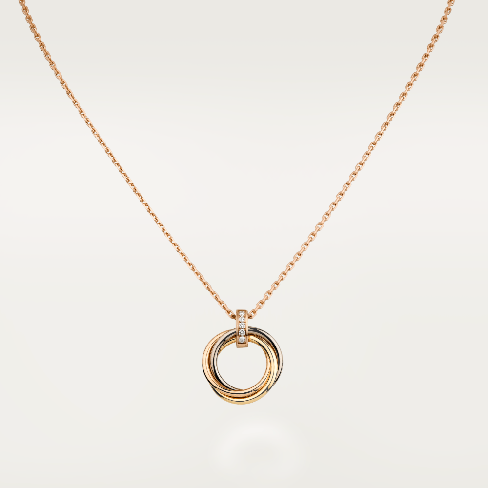 [Glow Muse]TRINITY NECKLACE GOLD  DIAMONDS