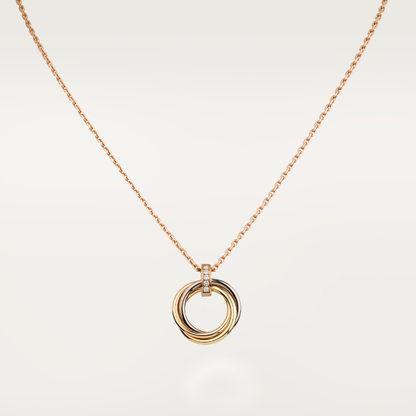[Glow Muse]TRINITY NECKLACE GOLD  DIAMONDS
