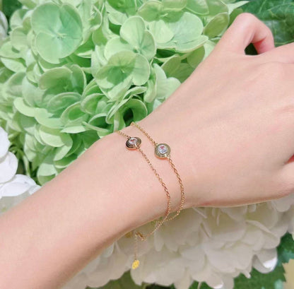 [Glow Muse jewelrys]CT New Single Diamond Bracelet