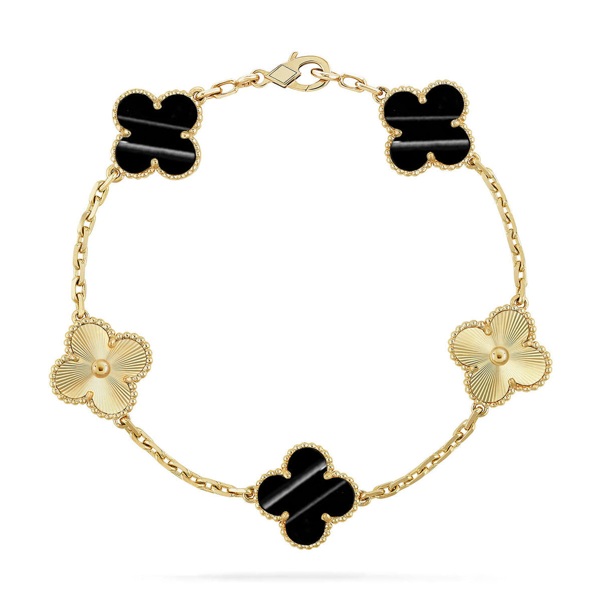 [⭐Glow Muse] CLOVER 5 MOTIF PULSAR STONE BRACELET COLLECTION